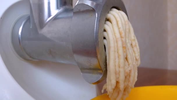 Preparare Pasta Attraverso Intruso — Video Stock