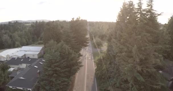 Sebuah Kota Pandangan Udara Amperial — Stok Video