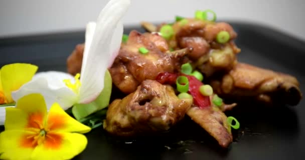 Стиль Курячого Маньчжурського Ресторану — стокове відео