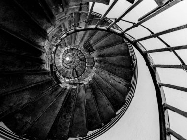 Londra siyah merdivenleri, şehir tarzı.