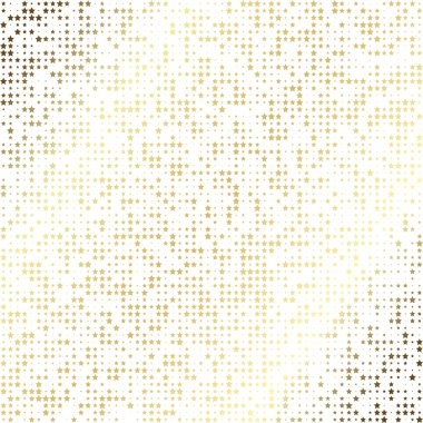 Geometric modern vector golden background from stars.