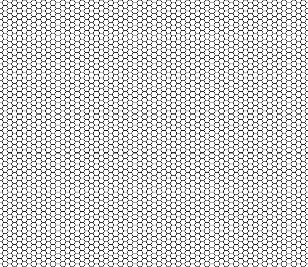 Vector moderno patrón de geometría sin costura hexágono, fondo geométrico abstracto en blanco y negro — Archivo Imágenes Vectoriales