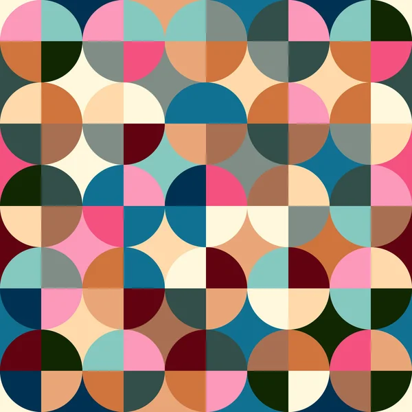 Retro abstrakte nahtlose Muster — Stockvektor