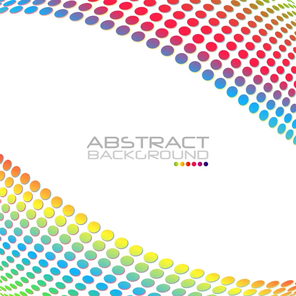 Abstract rainbow color background for your business artwork. Vector illustration. Specfrum wave. — Stockvector