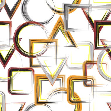 Vektör kare desen. Geometrik desen arka plan kareler boyalı Atılgan ile soyut