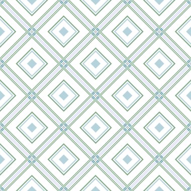 Hassas romb geometrik arka plan deseni yeşil beyaz gri