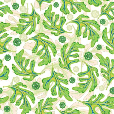 vector seamless graphical artistic fantasy pattern.