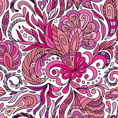 Soyut el çizimi kusursuz desen