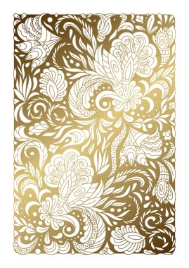 Çiçek ve Bitkiler Altın Süs