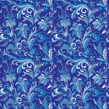 Doodle renkli pastel çiçek el çizmek seamless modeli