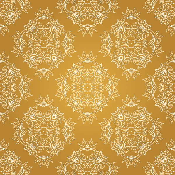 Arabisches Muster Goldstil. traditioneller Osten geometrischer dekorativer Hintergrund — Stockvektor