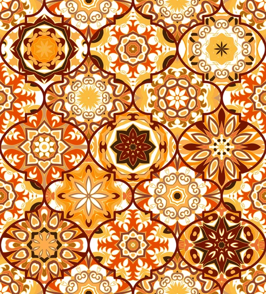 Kusursuz desen. Doğu dekoratif unsurlar. Elle çizilmiş arka plan.