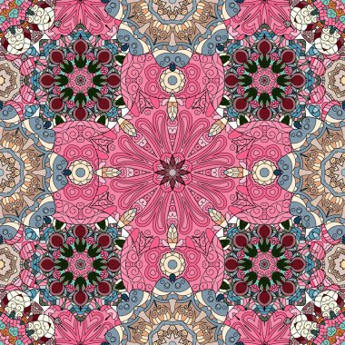 Tebrik kartı, Broşür, Kart veya Davetiye için Pembe Mandala Arka Plan