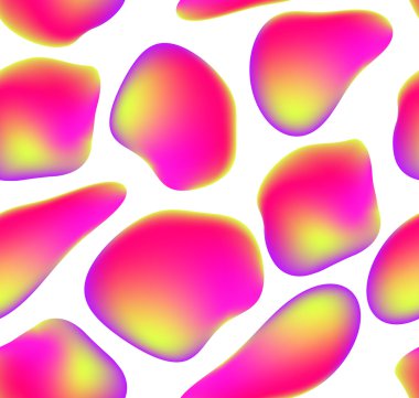 Parlak neon pembe sarı mor renklerde damla ile dikişsiz arka plan