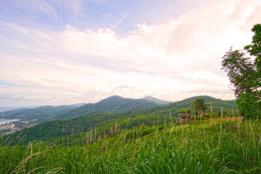 Güzel dağ ve peyzaj Phuket, Tayland