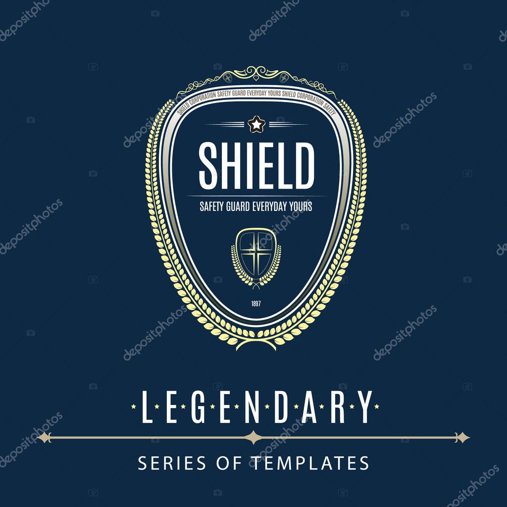 Luxury logo template flourishes calligraphic elegant ornament lines. Business sign, monogram identity for Restaurant, Boutique, Cafe, Hotel, Heraldic, Jewelry, Fashion and other vector illustration
