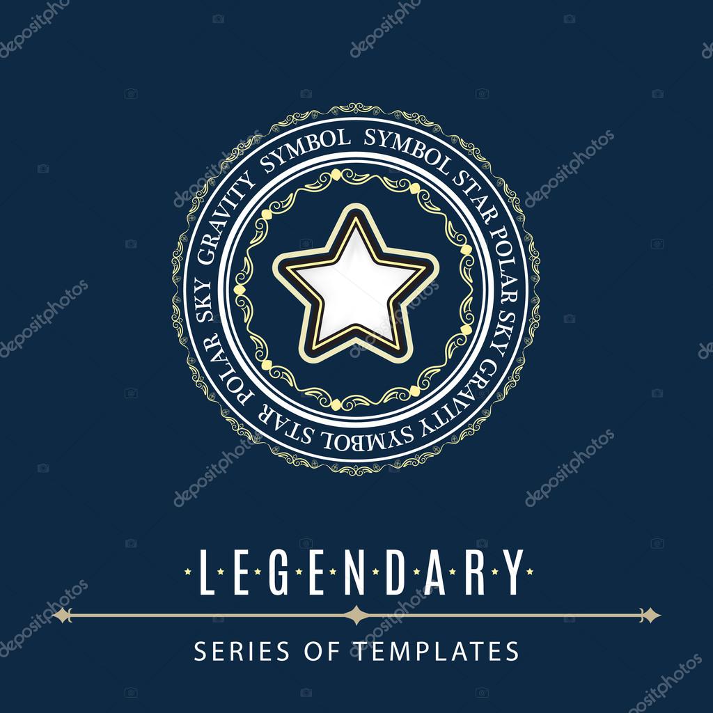Luxury logo template flourishes calligraphic elegant ornament lines. Business sign, monogram identity for Restaurant, Boutique, Cafe, Hotel, Heraldic, Jewelry, Fashion and other vector illustration