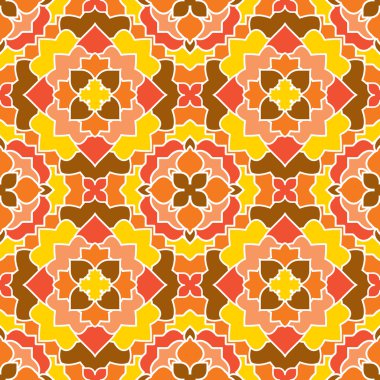 Arka plan ile seamless modeli İslam tarzı