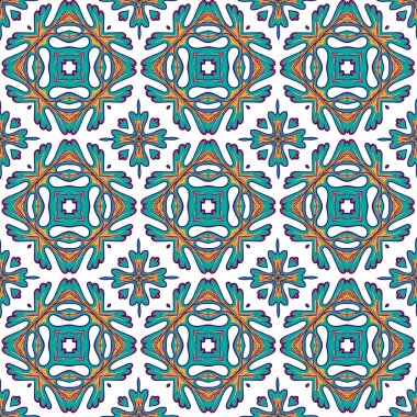 Gorgeous seamless patchwork pattern from colorful Moroccan tiles, ornaments. For wallpaper, pattern fills, surface textures.