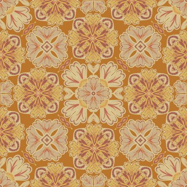 Dikişsiz vintage desen.