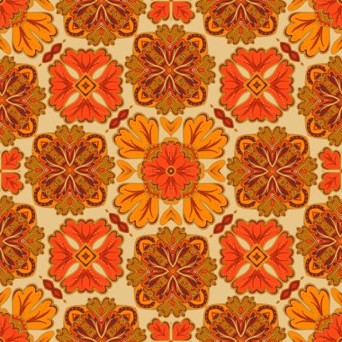 Dikişsiz vintage desen.