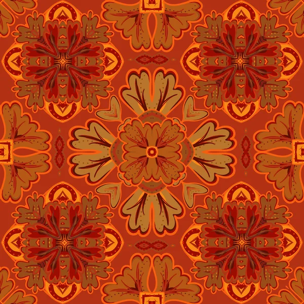 Modello patchwork senza soluzione di continuità da marocchino, piastrelle portoghesi, Azulejo, ornamenti. Per carta da parati, riempimenti di modelli, texture superficiali — Vettoriale Stock