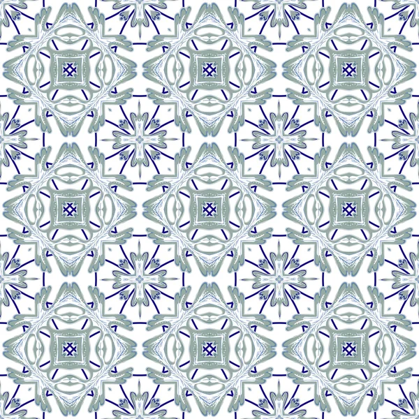 Ornamento tradicional italiano, patrón inconsútil mediterráneo, diseño de azulejos, ilustración vectorial . — Archivo Imágenes Vectoriales