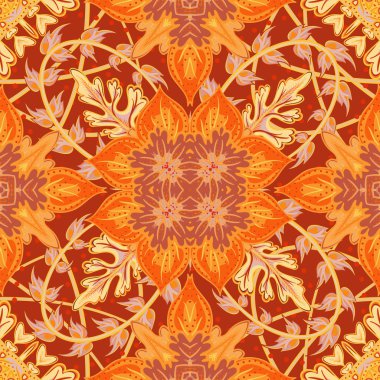 Muhteşem sorunsuz patchwork modeli gelen mavi Fas çinileri, süsler.