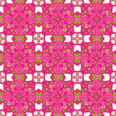 Vektör soyut sorunsuz patchwork arka plan koyu gri mavi ve beyaz süsler, Fas geometrik desenler, stilize çiçek ve yaprakları