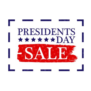 Presidents Day Sale Icon vector stock illustration