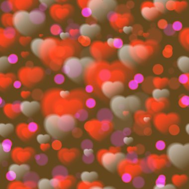 hearts.vector çizim ile Dikişsiz desen