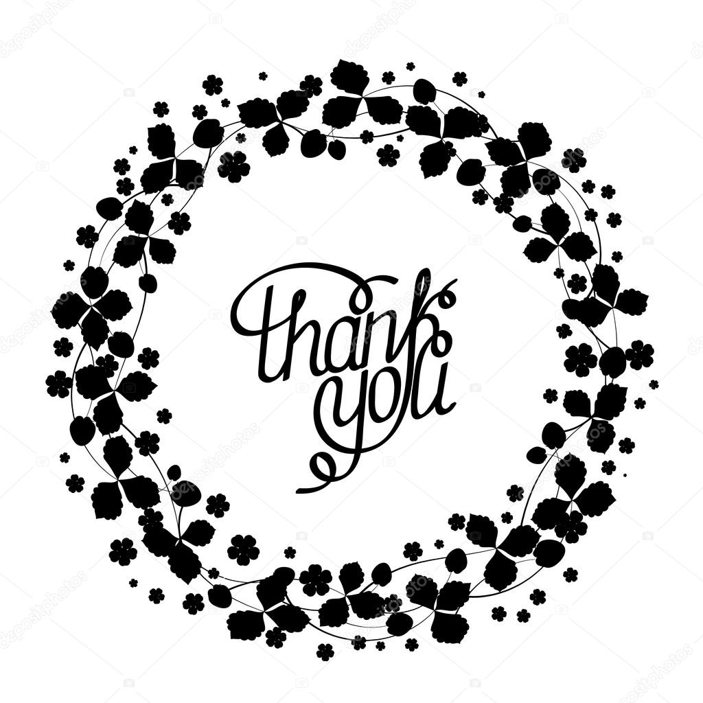 Download Wreath template | Vector illustration of floral wreath template in silhouette style with ...
