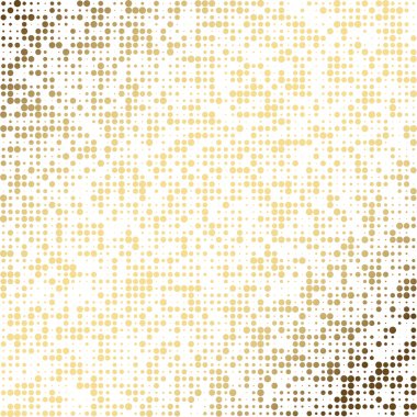 Altın nokta soyut vektör arka plan. EPS 10