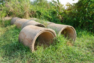 İnşaat için güçlendirilmiş beton boru, soyut beton drenaj boruları..