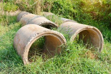 İnşaat için güçlendirilmiş beton boru, soyut beton drenaj boruları..