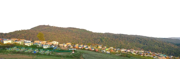 Вид Воздуха Вершину Горы Тап Олух Утром Phu Thap Boek — стоковое фото