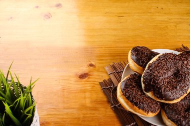 lezzetli çikolatalı halka kavramı