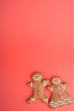 Zencefilli kurabiye adam ve gingerbread kadın