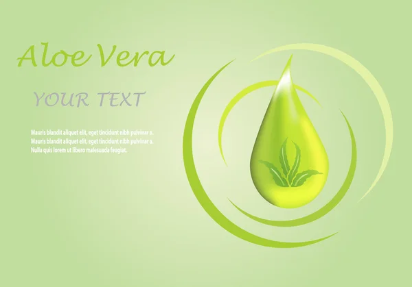 Icône Aloe vera — Image vectorielle