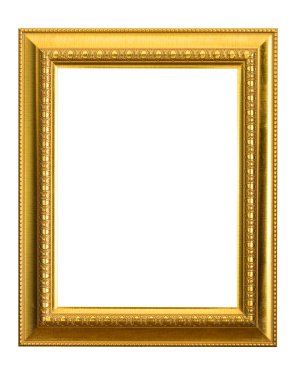 Altın renkli resim çerçevesi