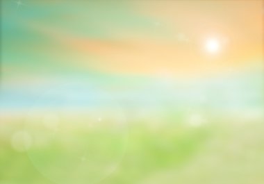 Bulanık doğa, soyut bokeh arka plan