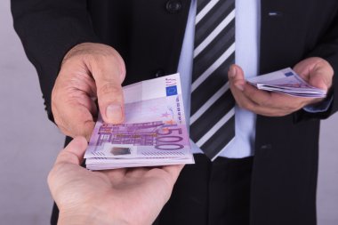 Banka memuru euro banknot ver 