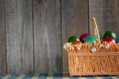 Paskalya tebrik kartı. 