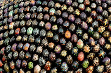 Paskalya Yumurtaları ile Arkaplan 