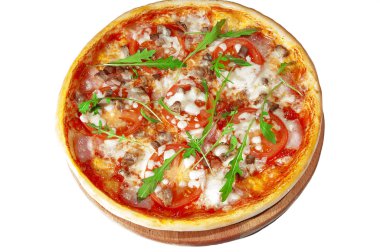 pastırma ve et pizza