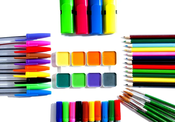 Painting supplies for art — Stock Photo, Image