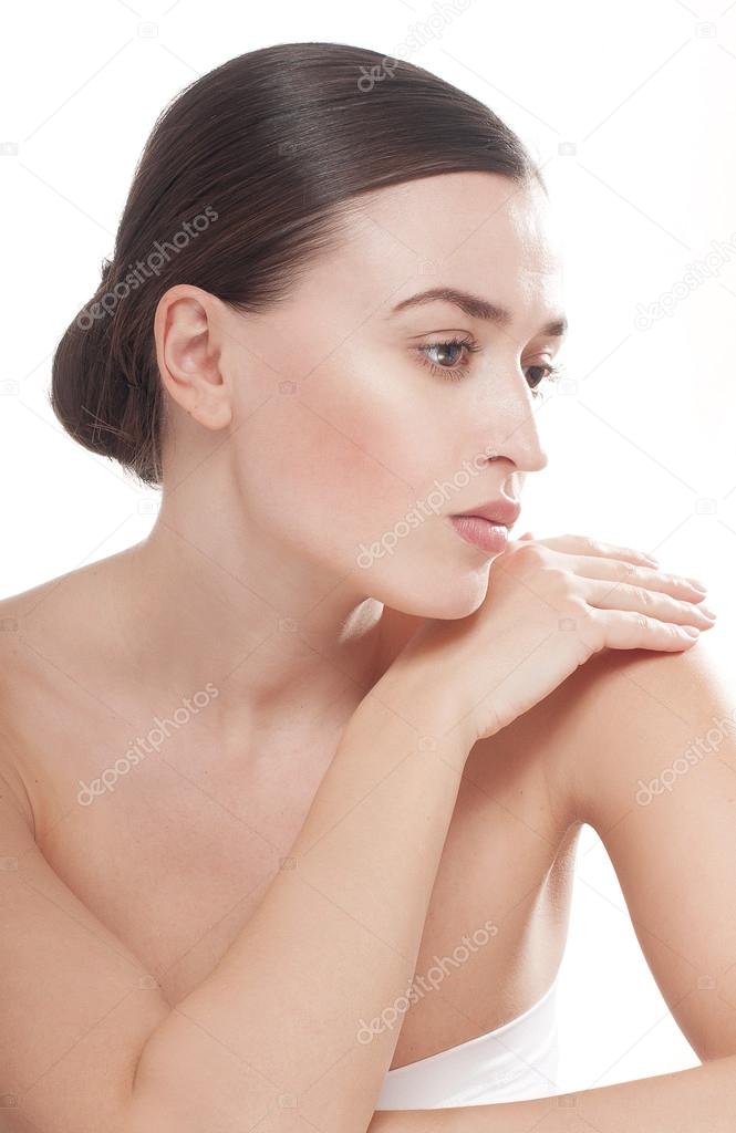 Woman with well-groomed skin