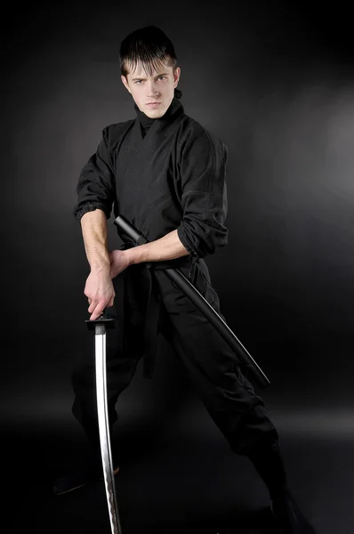 Ninja - spy, saboteur, stealth assassin of feudal Japan Stock Picture