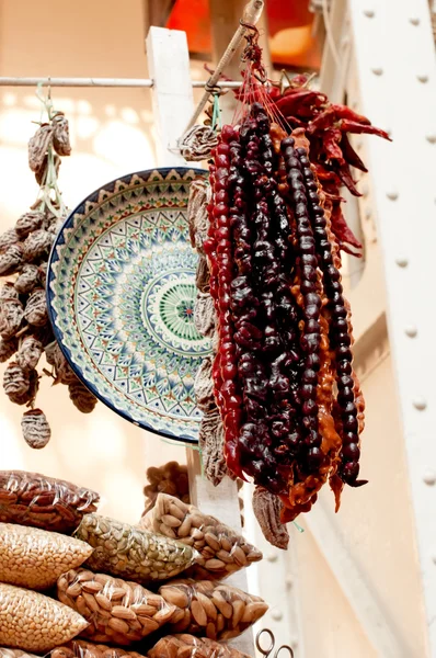 Oriental sweets on market. — Stock Photo, Image