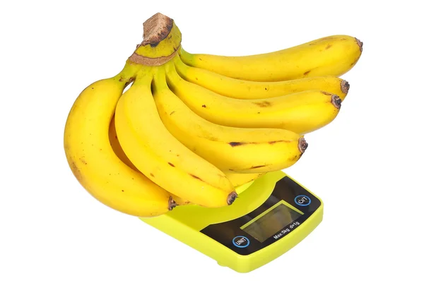 Концепція харчування: Група бананів на електронній кухні — стокове фото